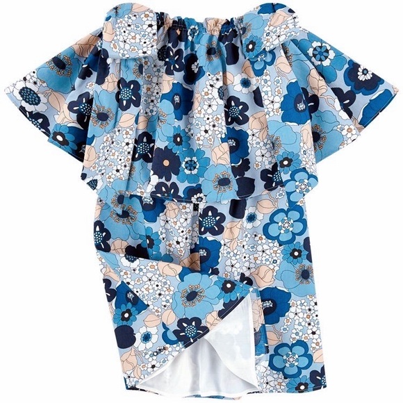 🔥KIDS Chloé Blue Floral Print Poplin Dress🔥 - Picture 8 of 8